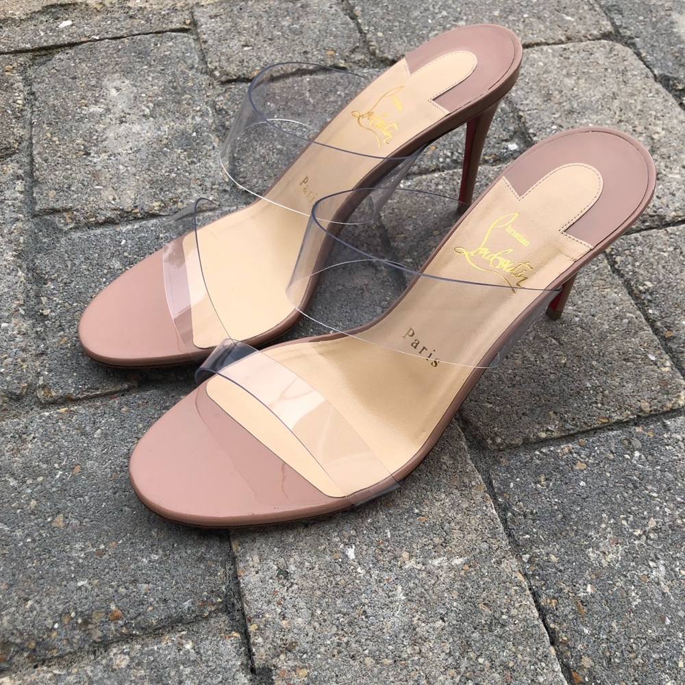C.L. Just Nothing Illusion Red Sole Sandals